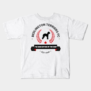 Bedlington Terriers Football Club Inspired Badge Kids T-Shirt